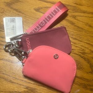 NWT Lululemon dual pouch